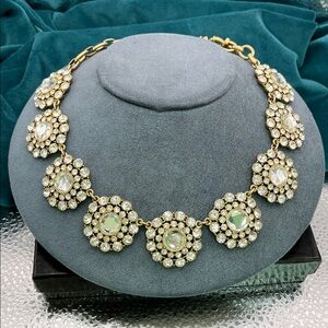 J. Crew Glitz Crystal Rhinestone Choker Necklace